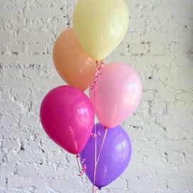 5 воздушных гелиевых шаров