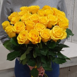 Букет 25 желтых роз