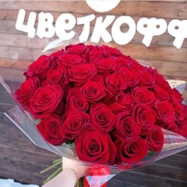 Букет из 35 красных роз