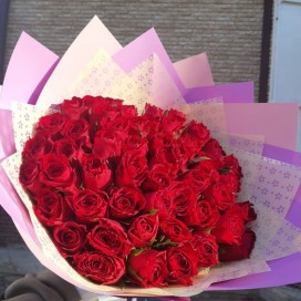 Букет из 51 Кенийской розы