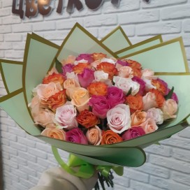 Букет из 51 Кенийской розы