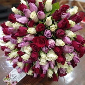 Букет из 101 Кенийской розы