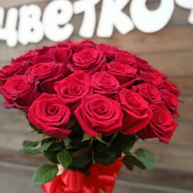 Красная роза Эквадор 25шт